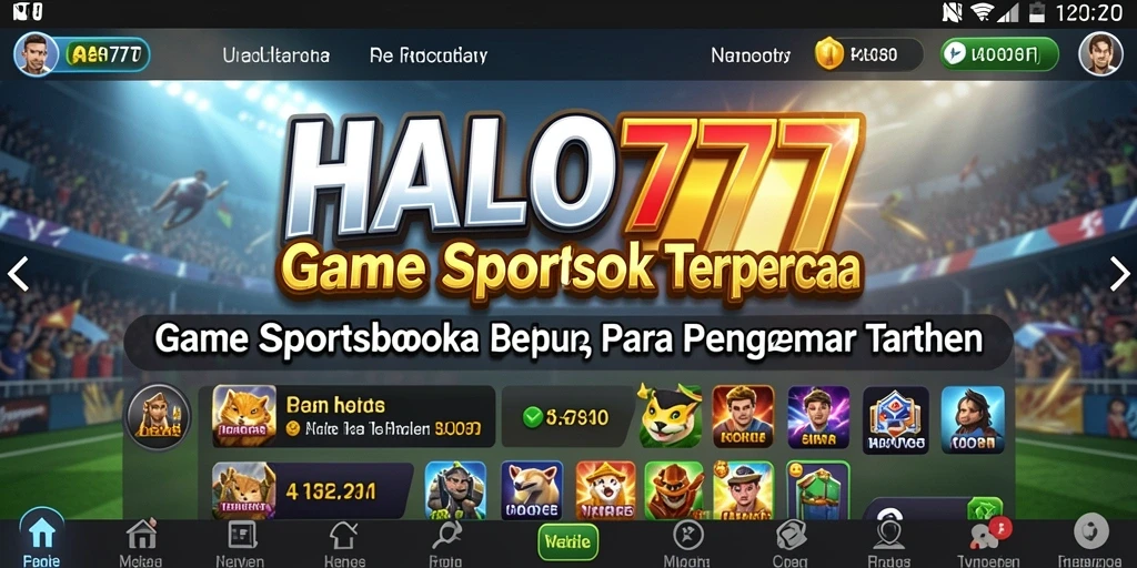 Tampilan gameplay Sportsbook yang seru dan menarik di HALO777.