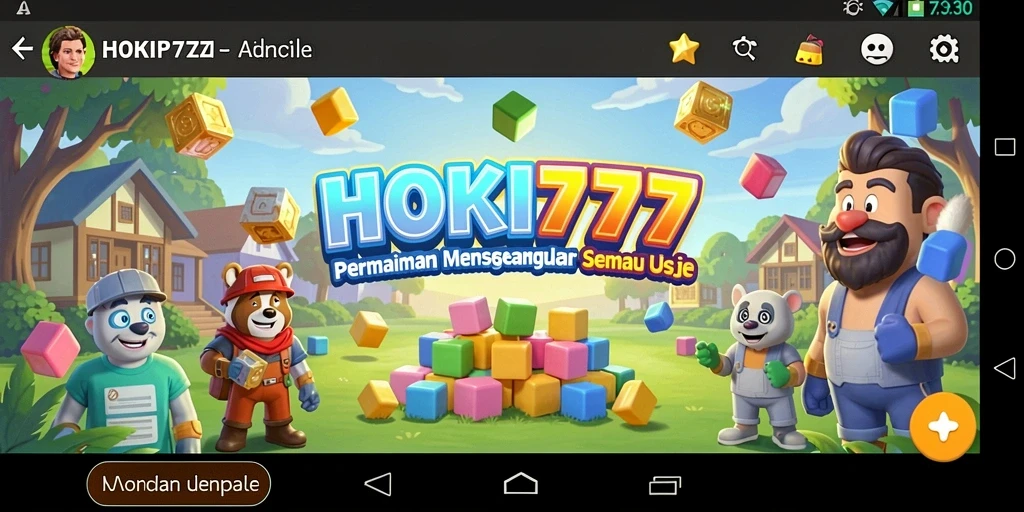 Tampilan gameplay HOKI777 yang menantang dan menarik.