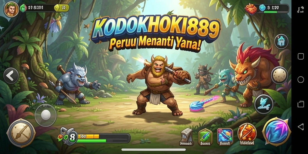 Screenshot menampilkan aksi seru dalam KODOKHOKI889 selama petualangan.