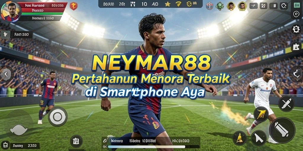 Tangkapan layar NEYMAR88 menampilkan aksi menara pertahanan yang mendebarkan.