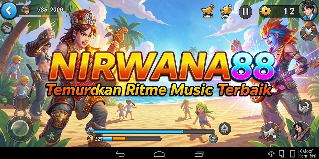 Tampilan gameplay NIRWANA88 yang menarik saat bermain musik.