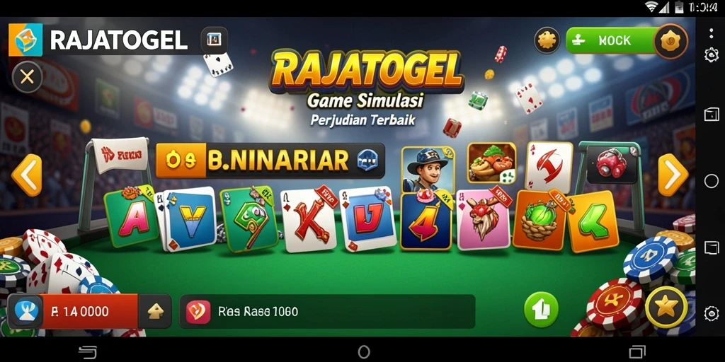 Tampilan menawan dari gameplay RAJATOGEL dengan berbagai pilihan taruhan.
