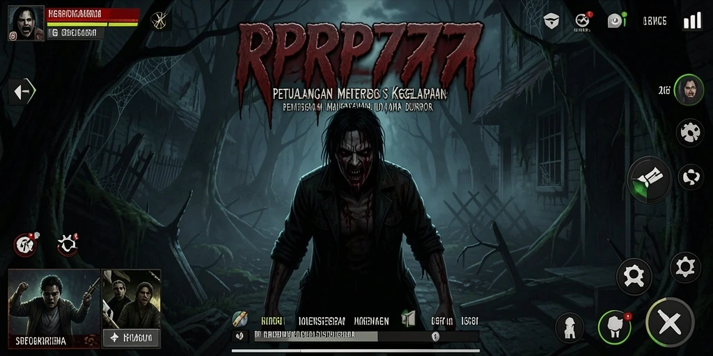 Tangkapan layar menunjukkan pengalaman gameplay menyeramkan di RPRP777.