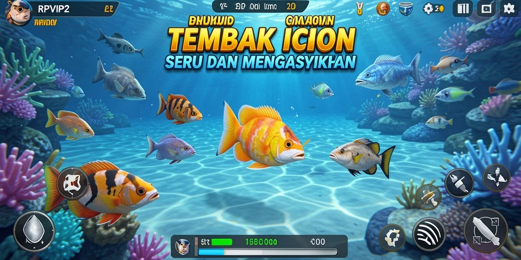Tampilan gameplay RPVIP2 yang penuh warna dan dinamis.