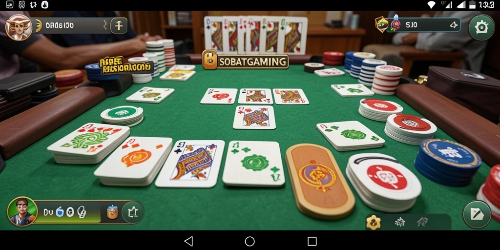 Gameplay seru Gaple di SOBATGAMING dengan teman-teman.