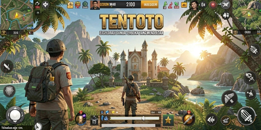 Gameplay TENTOTO yang menakjubkan di dunia terbuka.