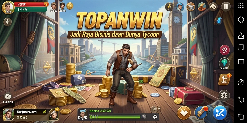 Tampilan menarik gameplay Tycoon dalam TOPANWIN.