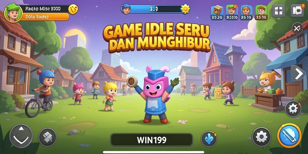 Screenshot utama WIN199 menunjukkan gameplay seru dan santai.